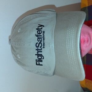 FlightSafety International Embroidered Strap-on Hat Cap